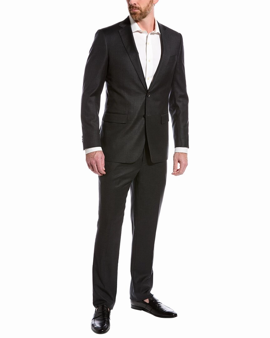 Cavalli Class 2pc Slim Fit Wool Suit