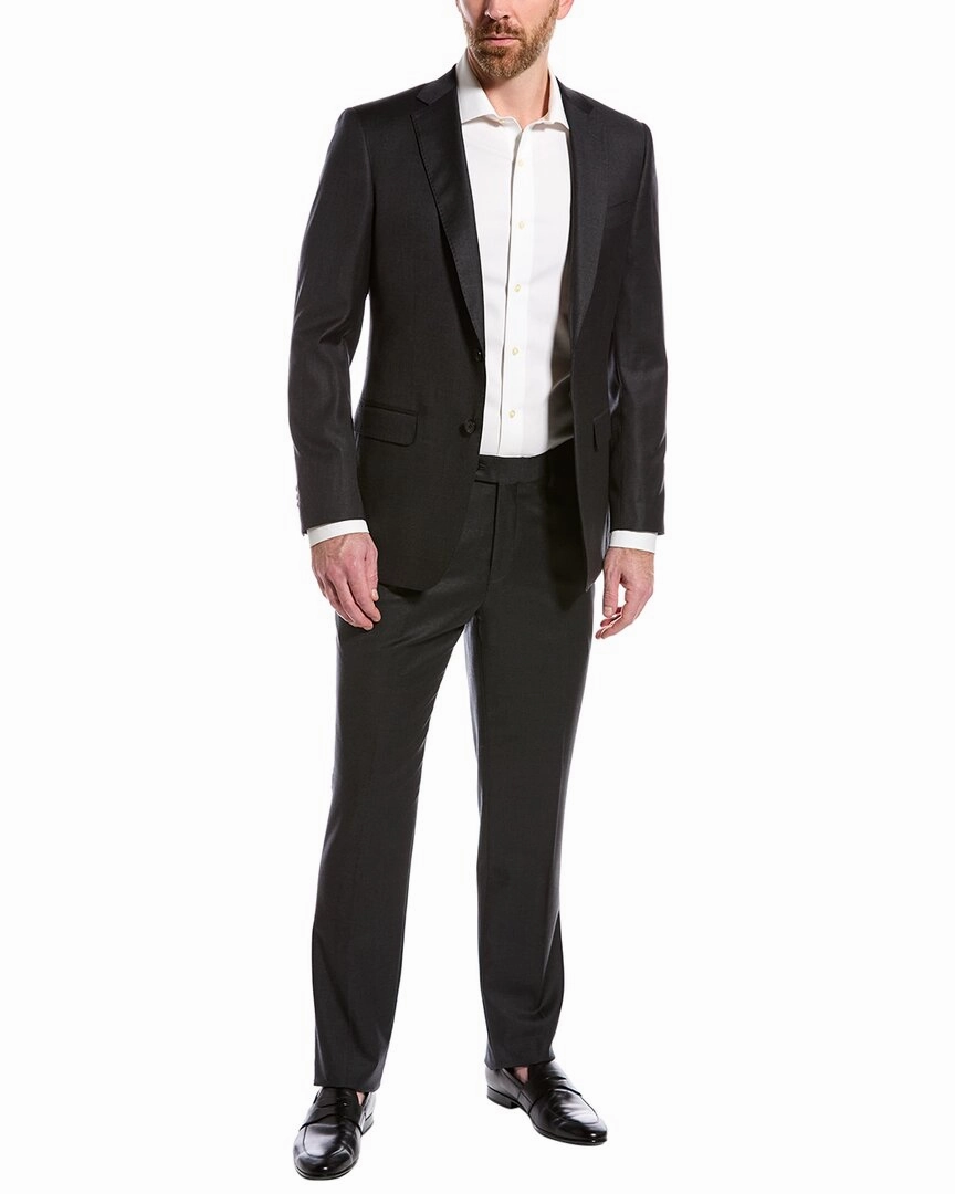 Cavalli Class 2pc Slim Fit Wool Suit
