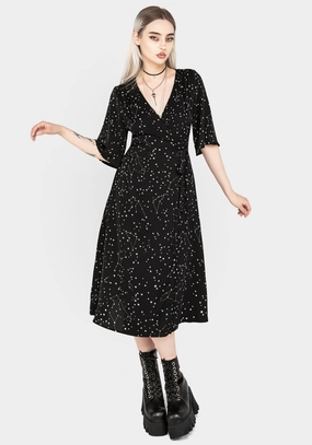 Celestial Midi Kimono Dress Dresses Womens - women's dresses clearance