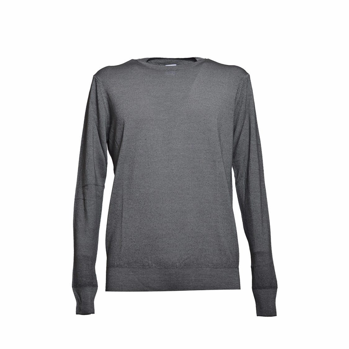Charcoal Wool Crewneck Sweater designer sweaters outlet