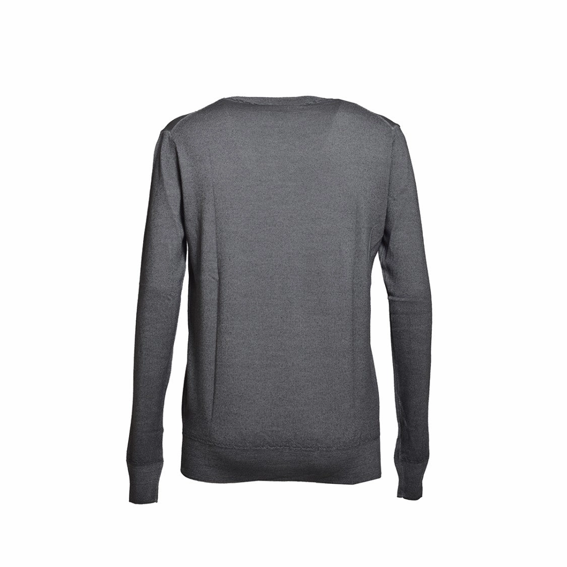Charcoal Wool Crewneck Sweater