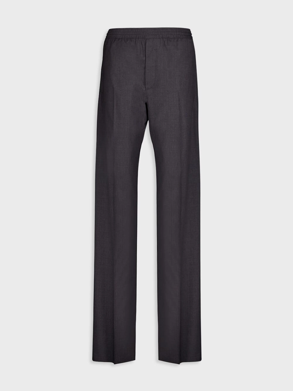 Charcoal Wool Straight-Leg Pants Bottoms Mens - cheap mens shorts online