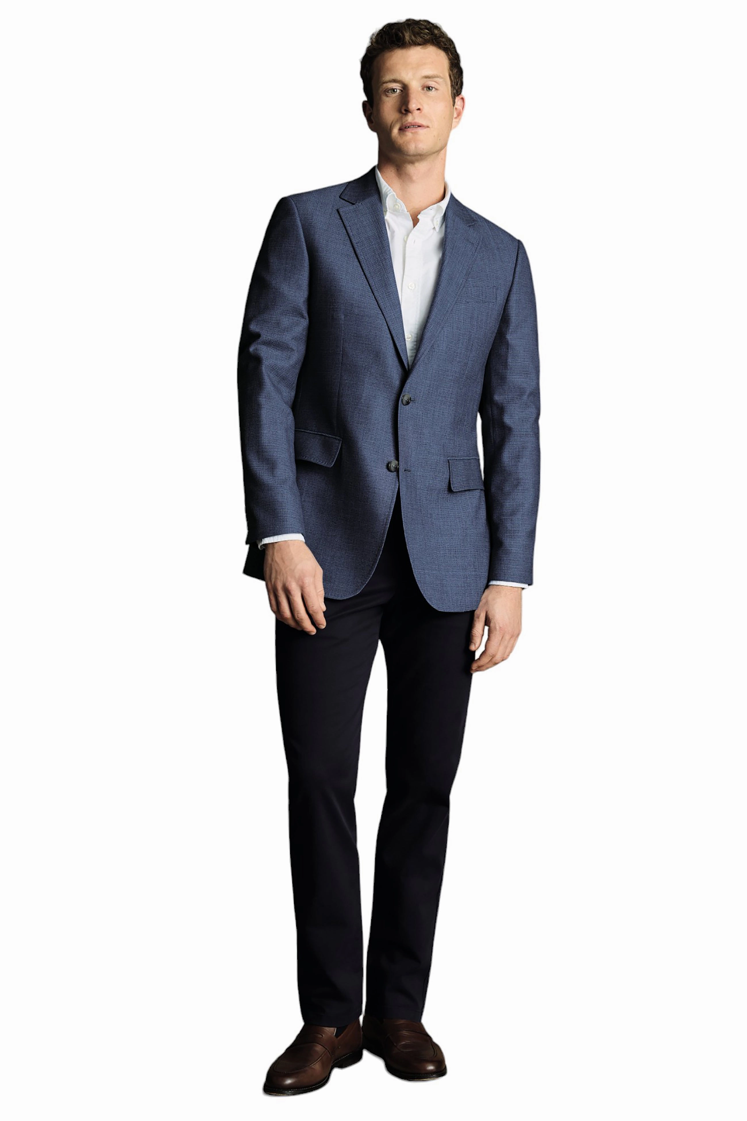 Charles Tyrwhitt Men's Proper Blazer Slim Fit Jacket