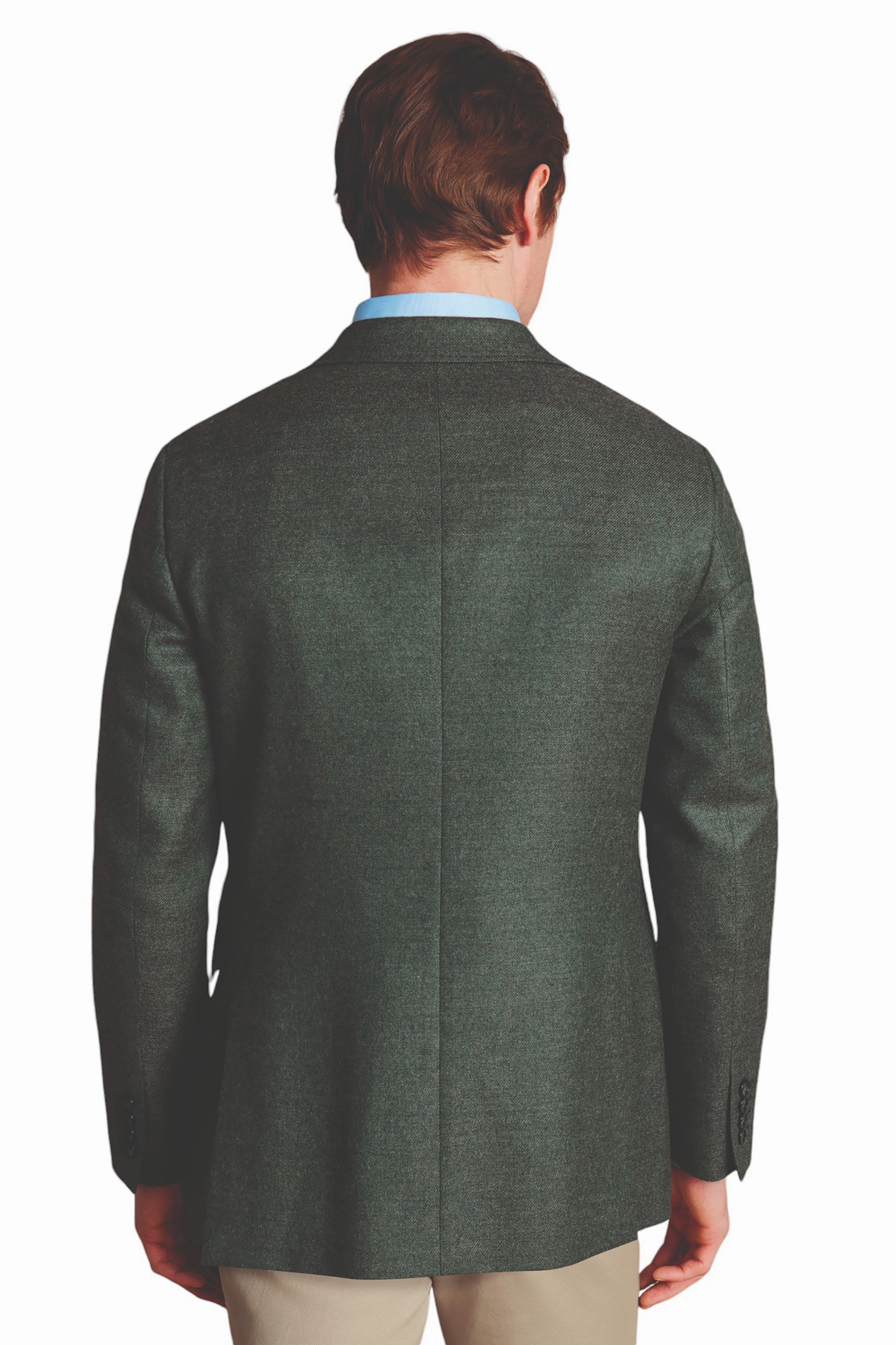 Charles Tyrwhitt Men's Twill Wool Texture Slim Fit Jacket