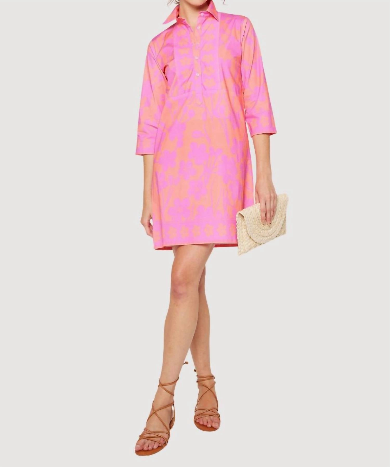 Charlie Shirtdress In Petal Pink