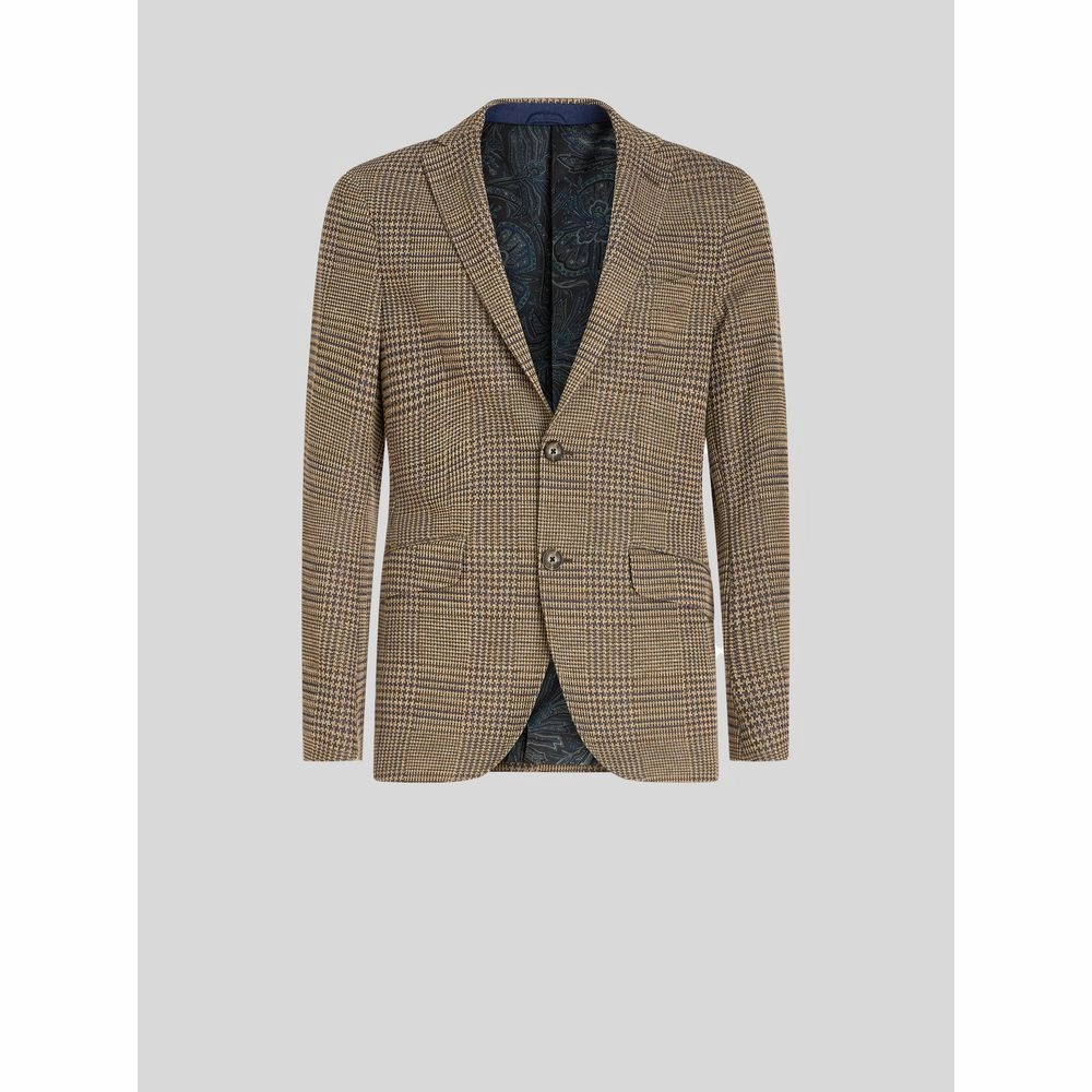 CHECK JERSEY JACKET