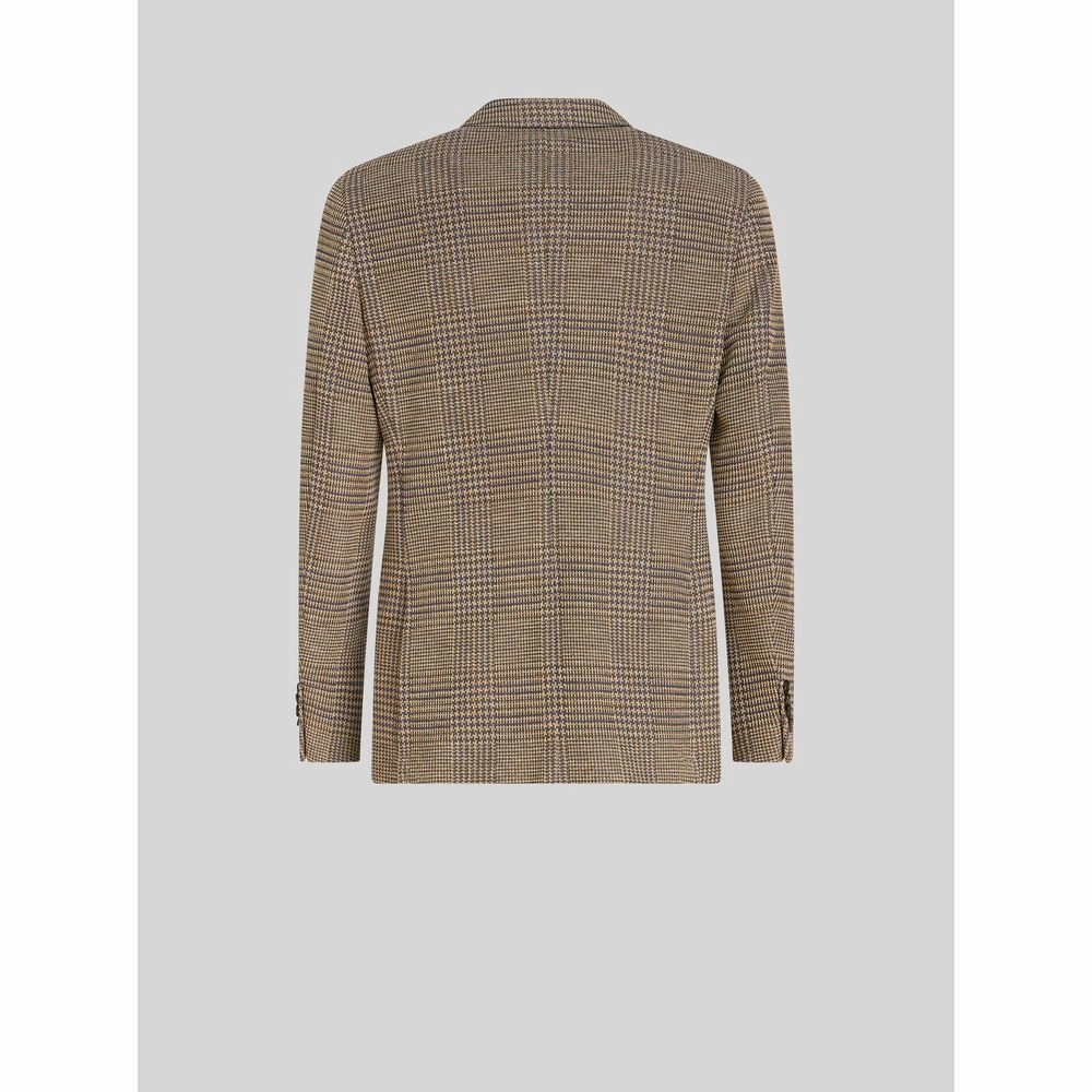 CHECK JERSEY JACKET