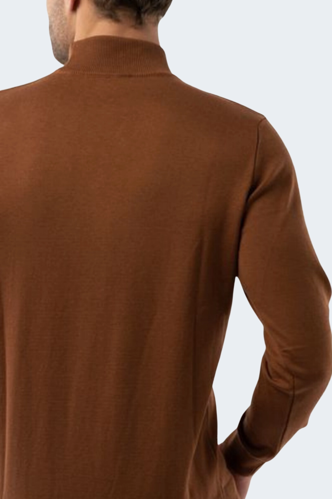 Chestnut Mockneck Sweater