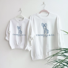 Cinderella & Co Adult/Kid Sweatshirts Holiday Collection - holiday outfits clearance