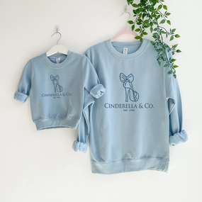 Cinderella & Co Adult/Kid Sweatshirts Holiday Collection - holiday outfits clearance