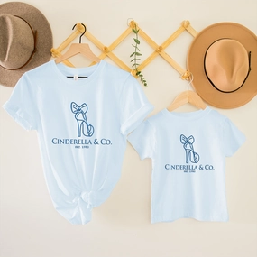 Cinderella & Co Adult/Kid T-Shirts Holiday Collection - vacation wear sale
