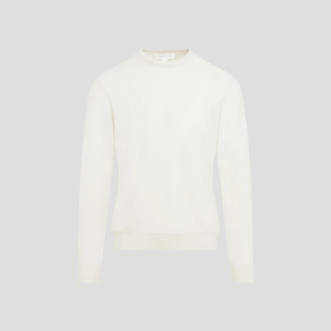 Classic Cream Crewneck Sweater
