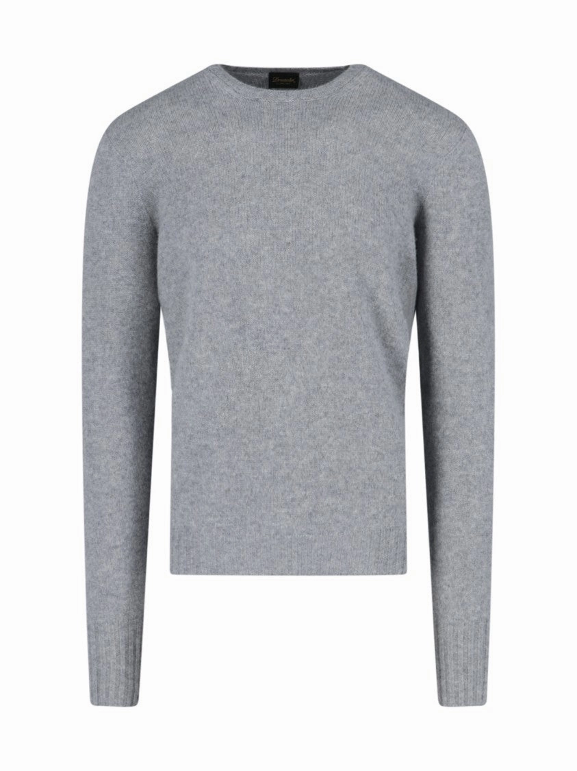 Classic Grey Cashmere Sweater designer sweaters outlet