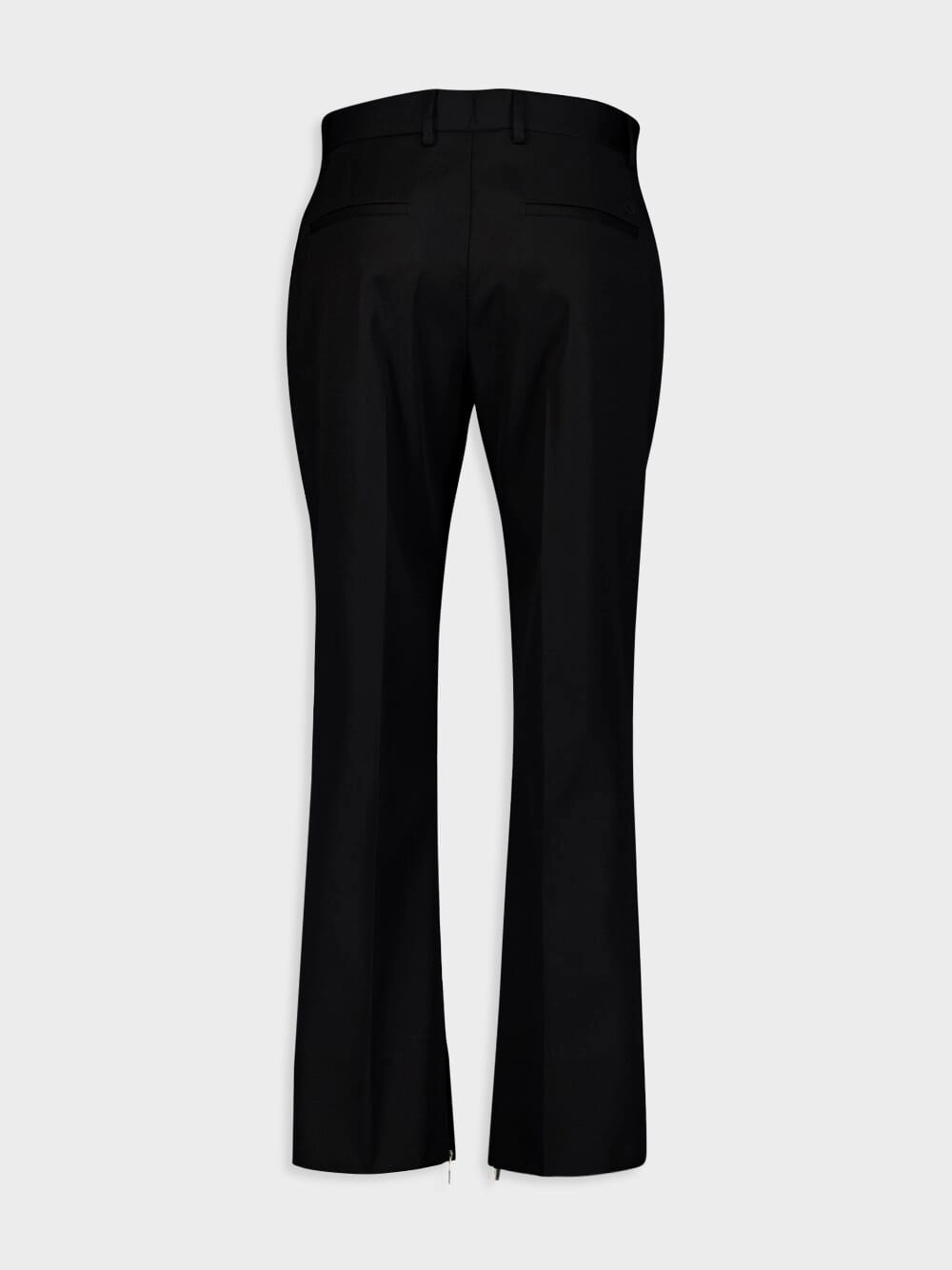 Classic Straight-Leg Wool Trousers