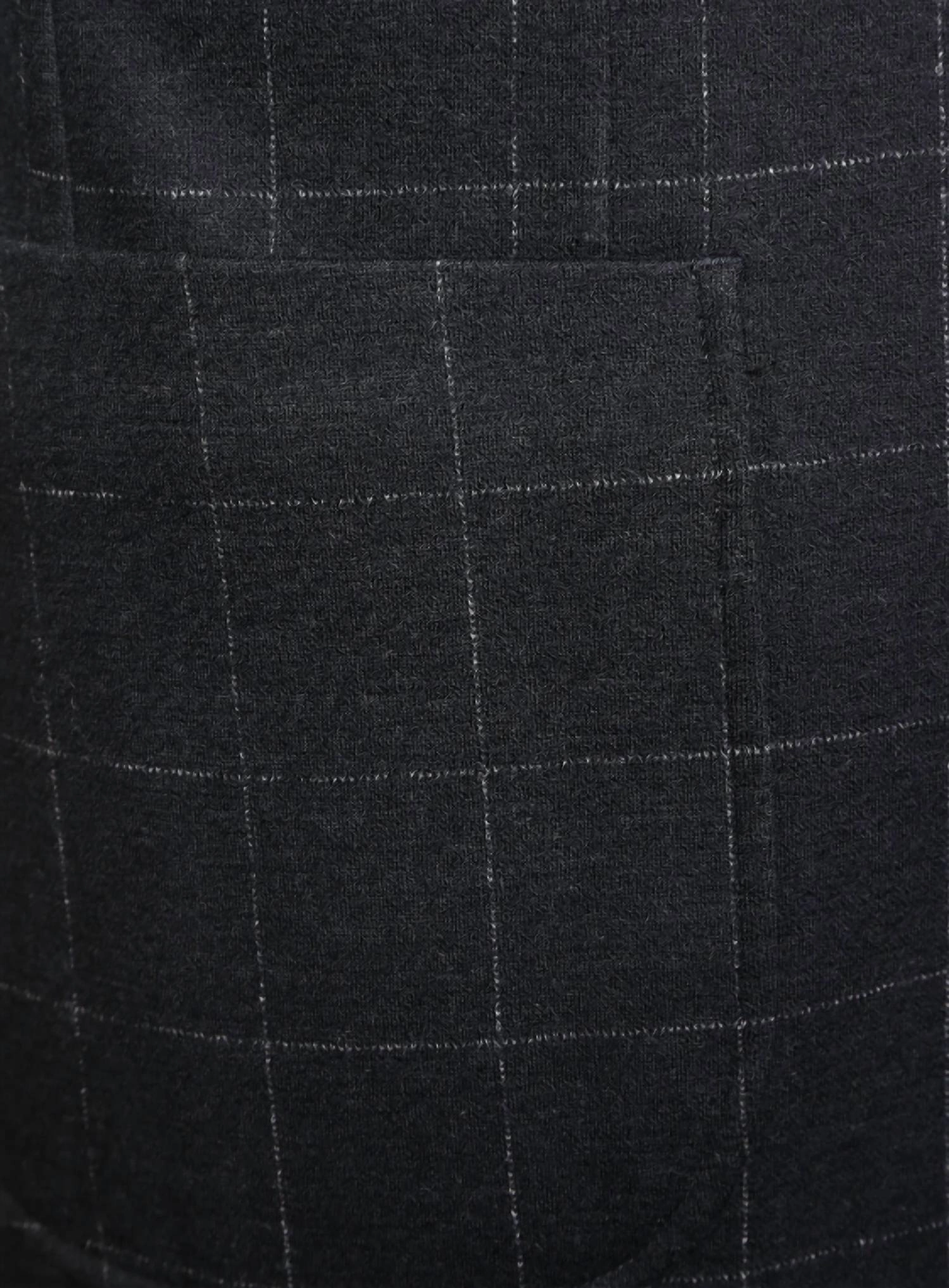 Cobalt Blue Windowpane Jacket In Navy