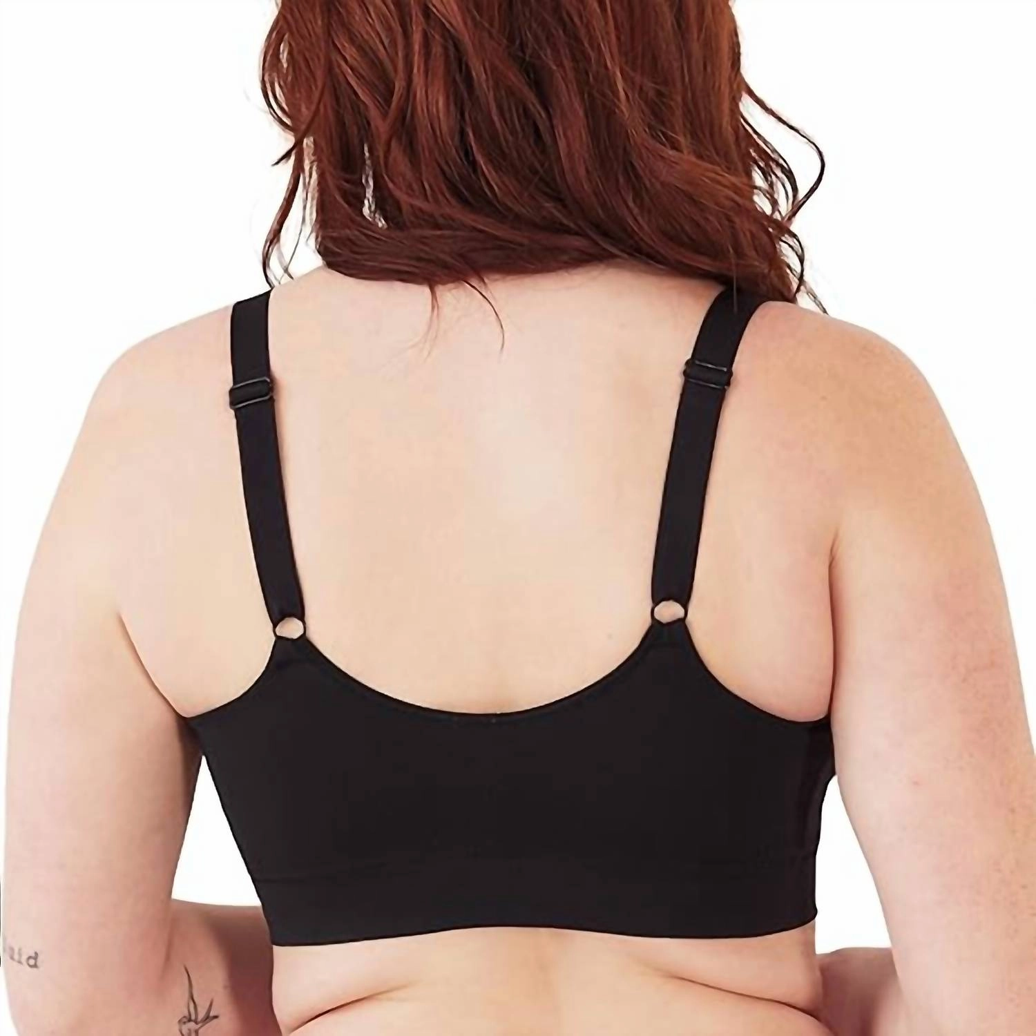 Comfort Revolution Modern Seamless Bralette In Black