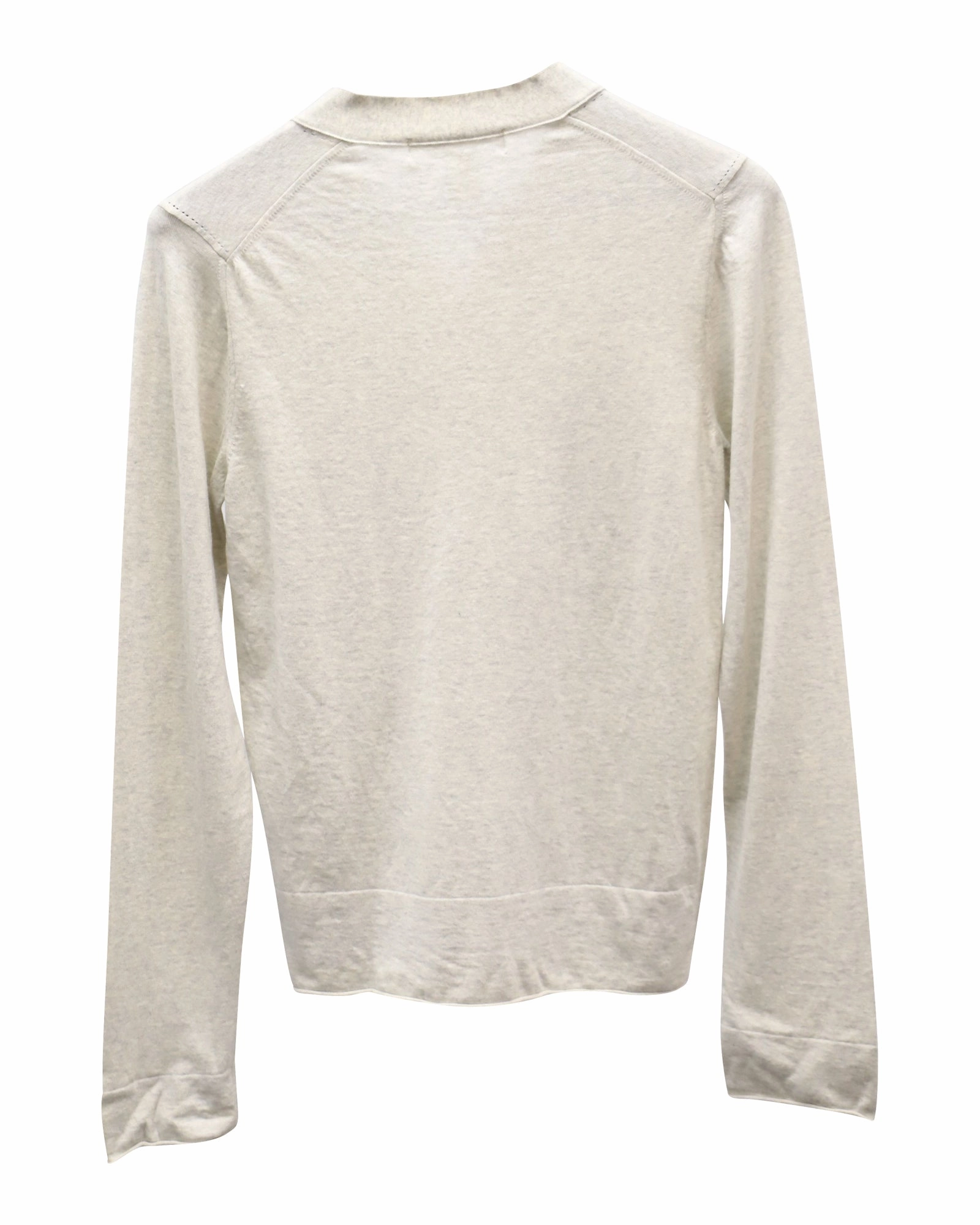 Comme des Gar?ons Button Front Cardigan in Grey Cotton