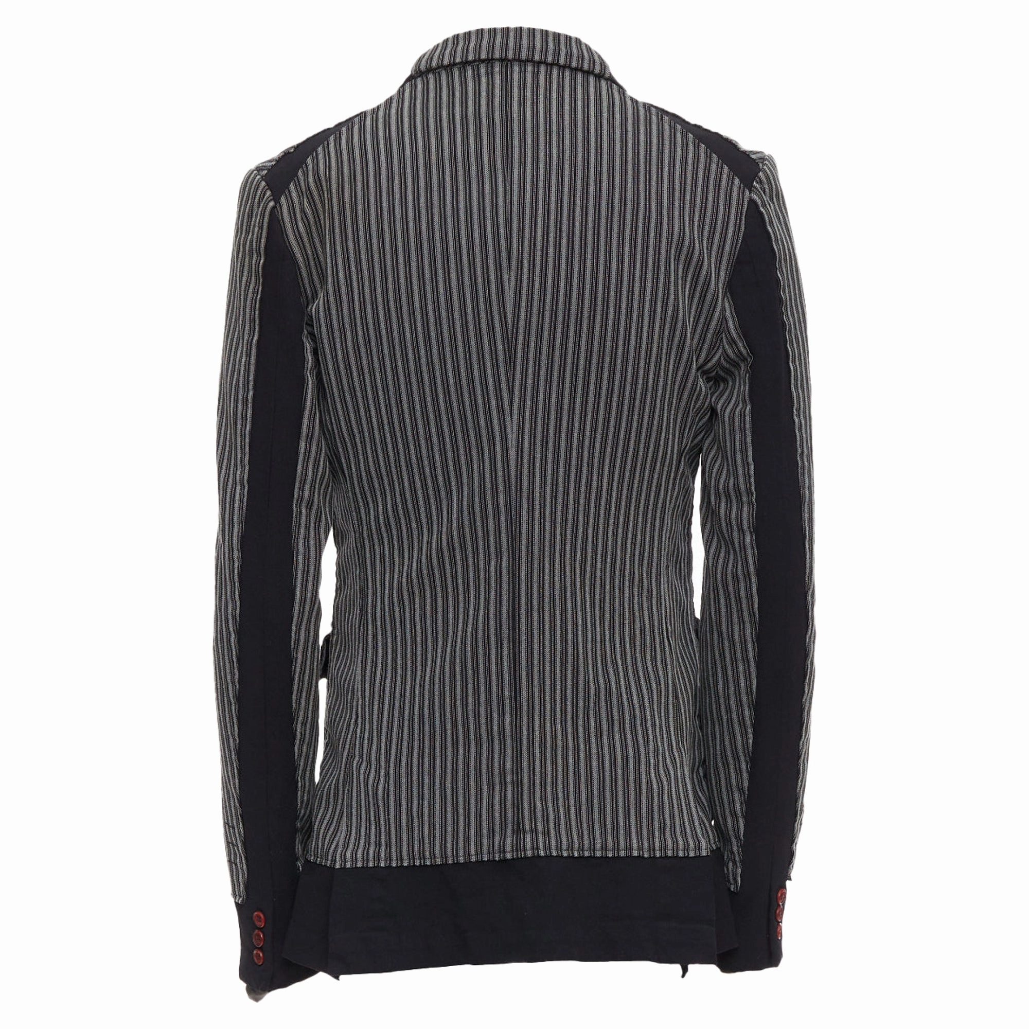 Comme Des Garcons Homme Plus Striped Layered Blazer