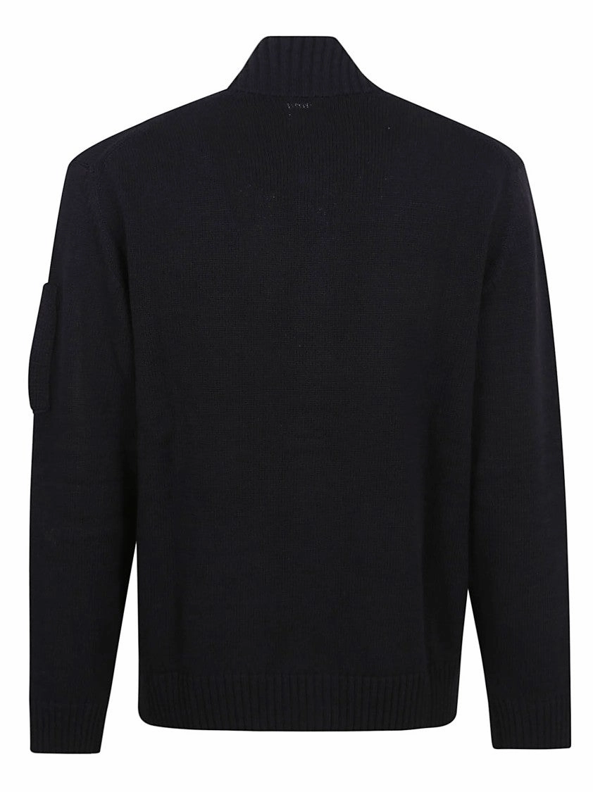 Compact Cotton Full Button Lens Knit