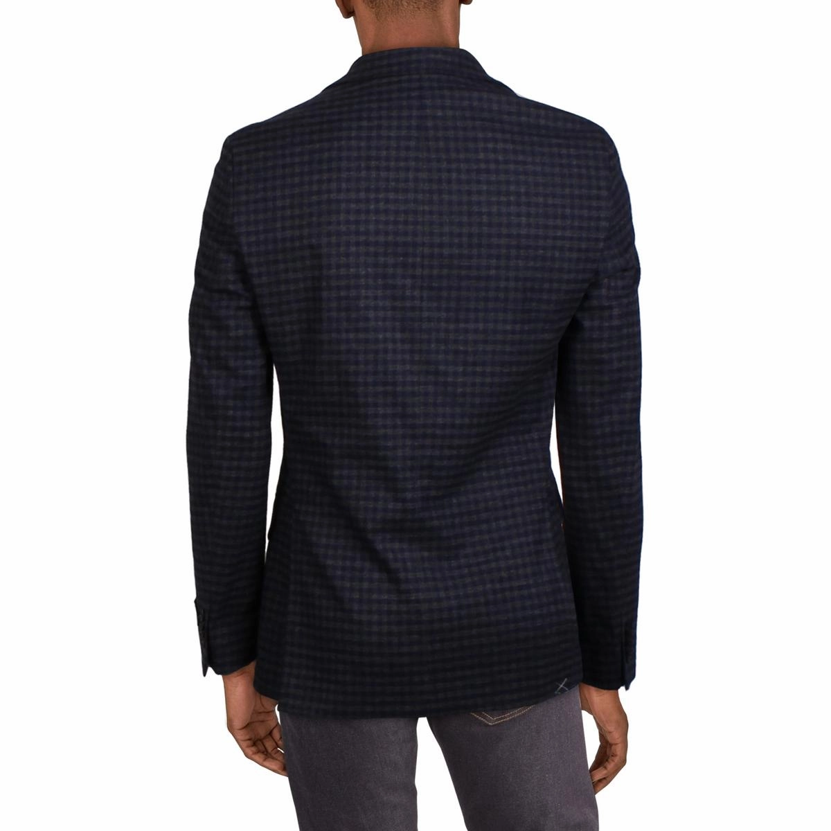 Conrad Mens Checkered Polyester Sportcoat