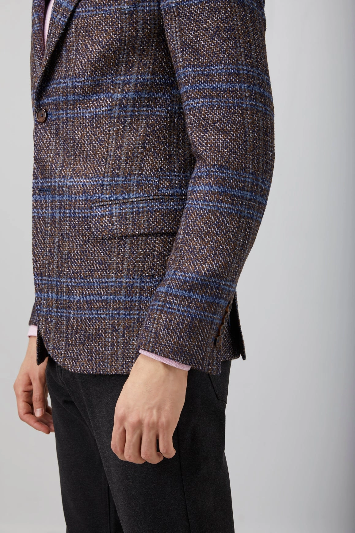 Contrast Wool Sportcoat