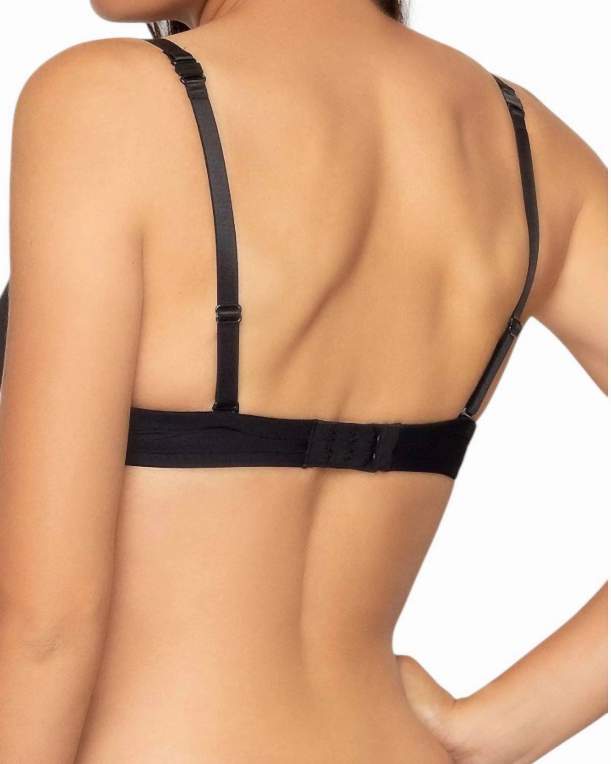 Coque Padded Balcony Bra In Black