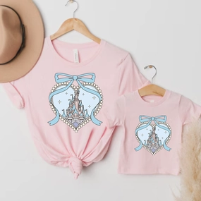 Coquette Fairytale Castle Matching T-Shirts Holiday Collection - holiday outfits clearance