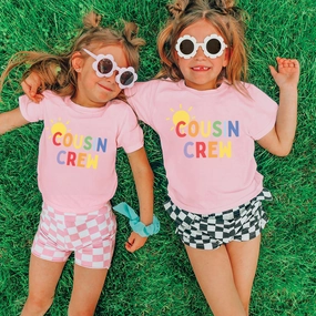 Cousin Crew Summer Matching Pink T-Shirts Holiday Collection - holiday outfits clearance