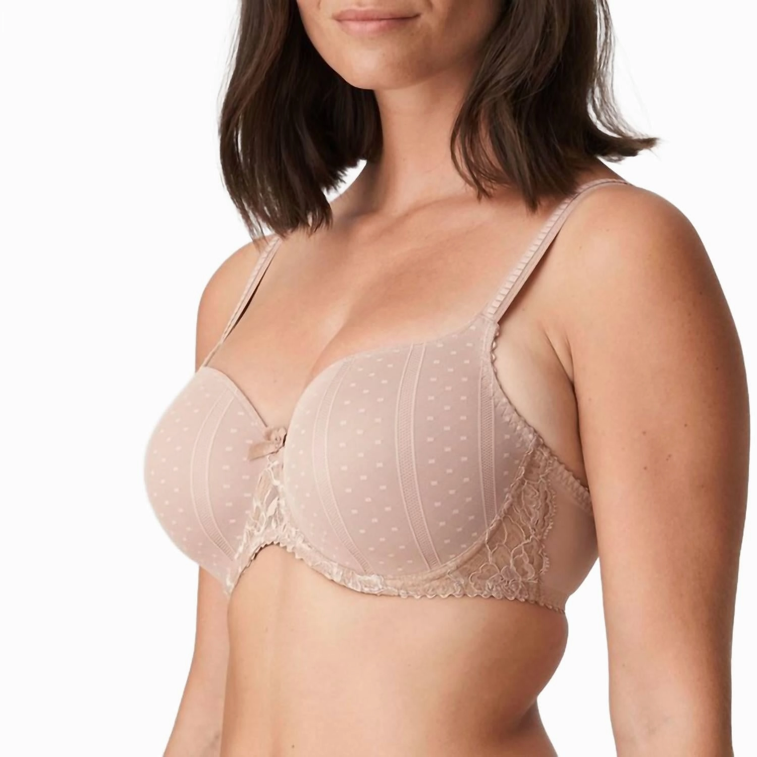 Couture Padded Heartshape Bra In Cream