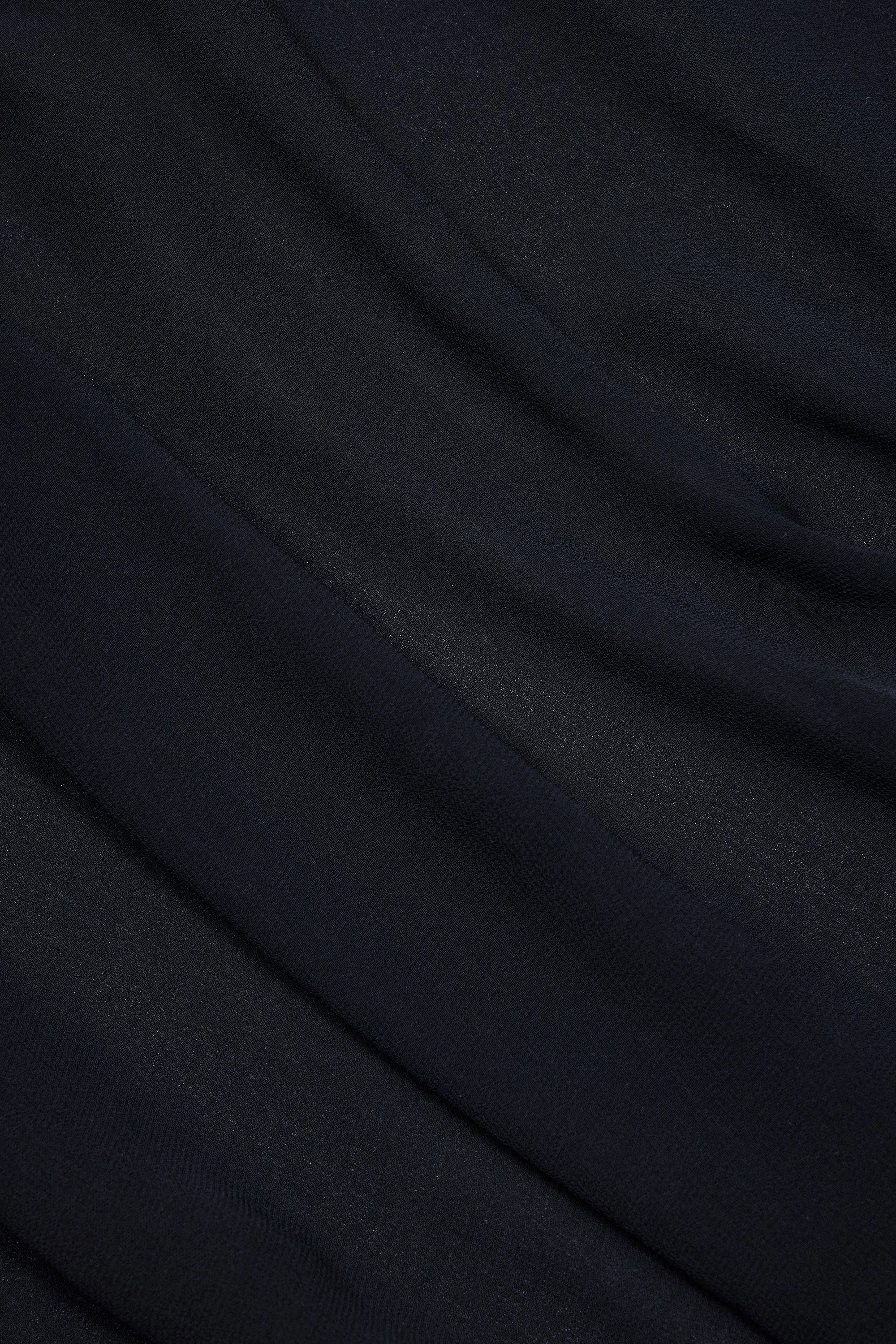 Cowl-Neck Mini Dress in Black