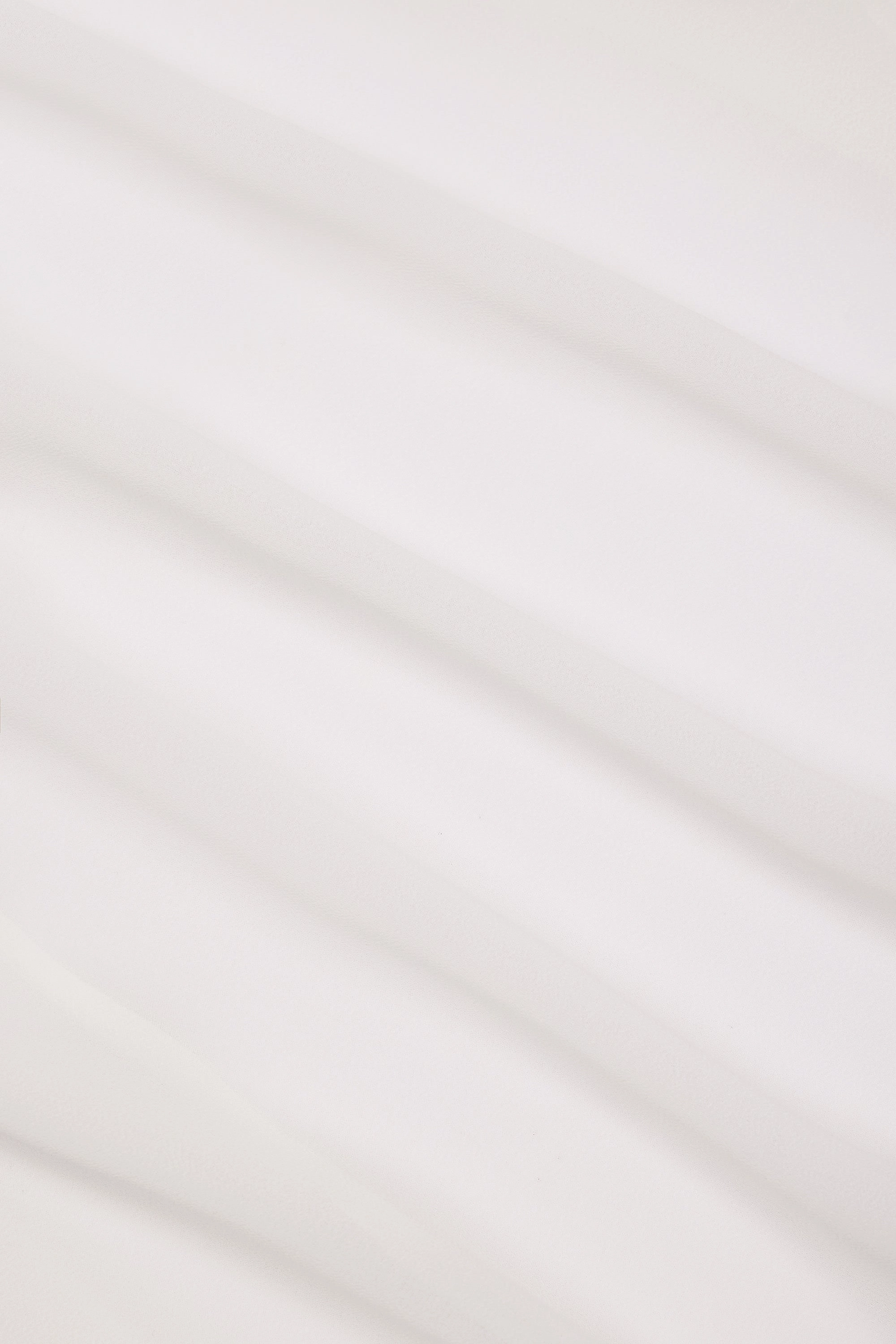 Cowl-Neck Mini Dress in White