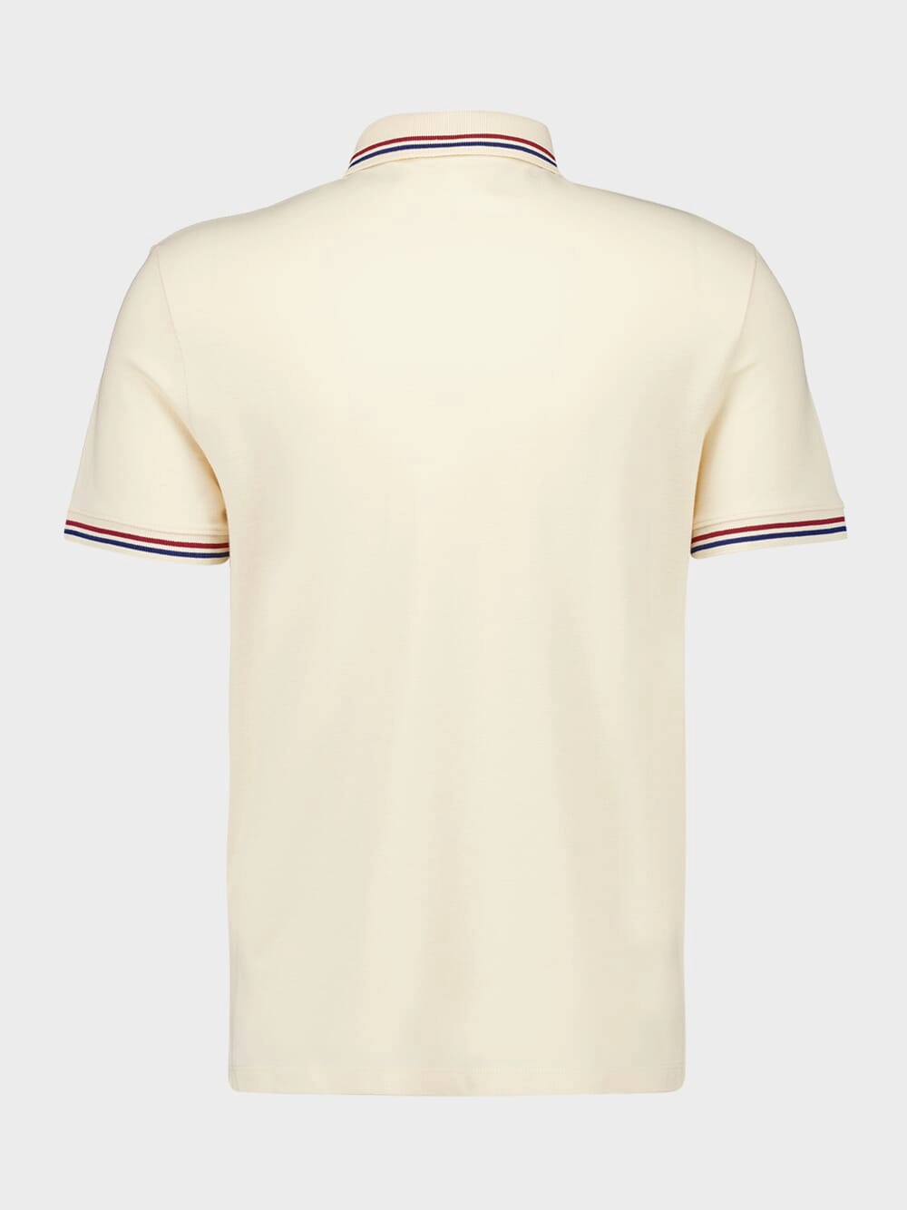 Cream Embroidered Dreamatic Cotton Polo Shirt
