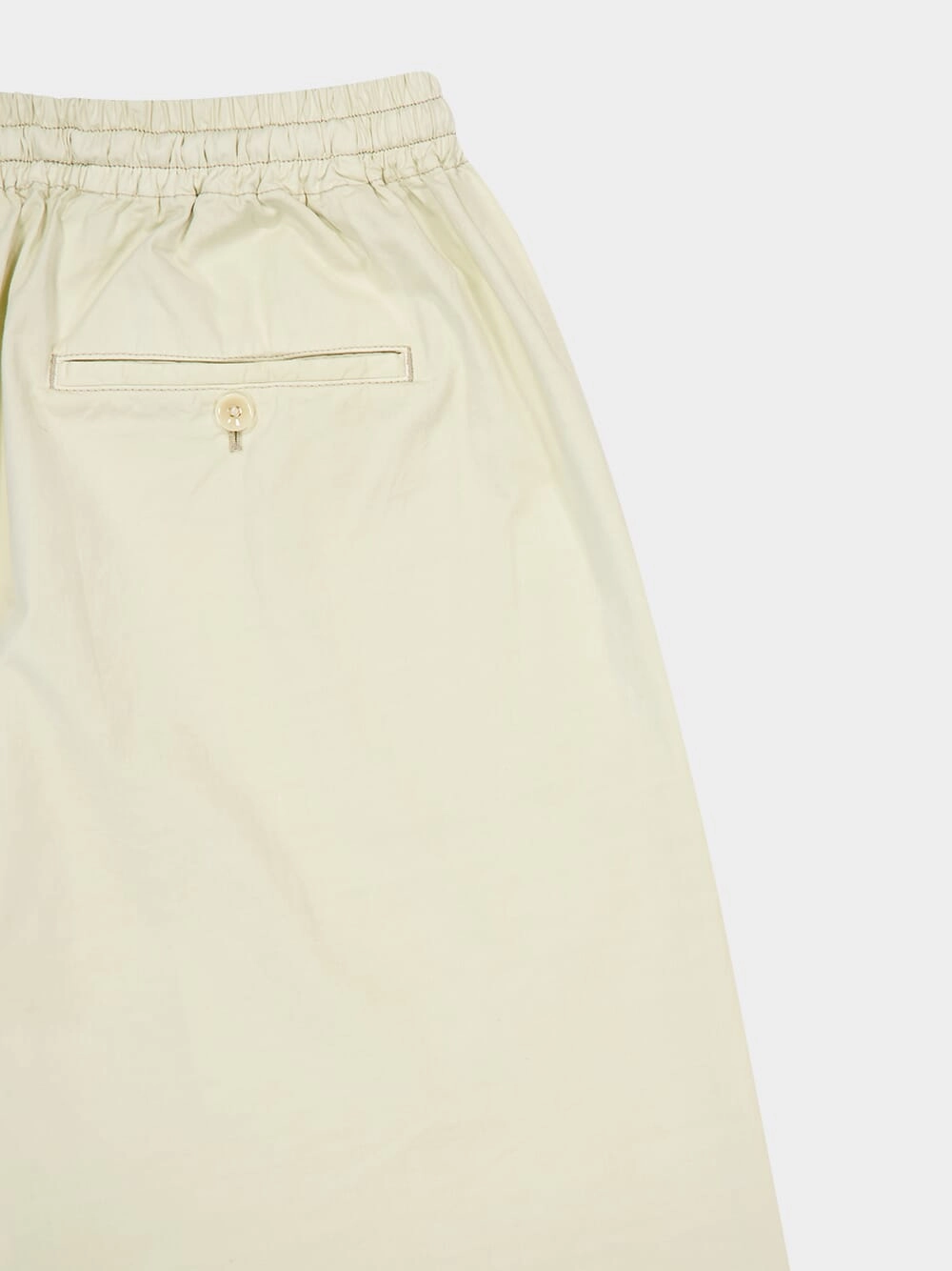Cream Multi-Topstitch Taekwondo Pants
