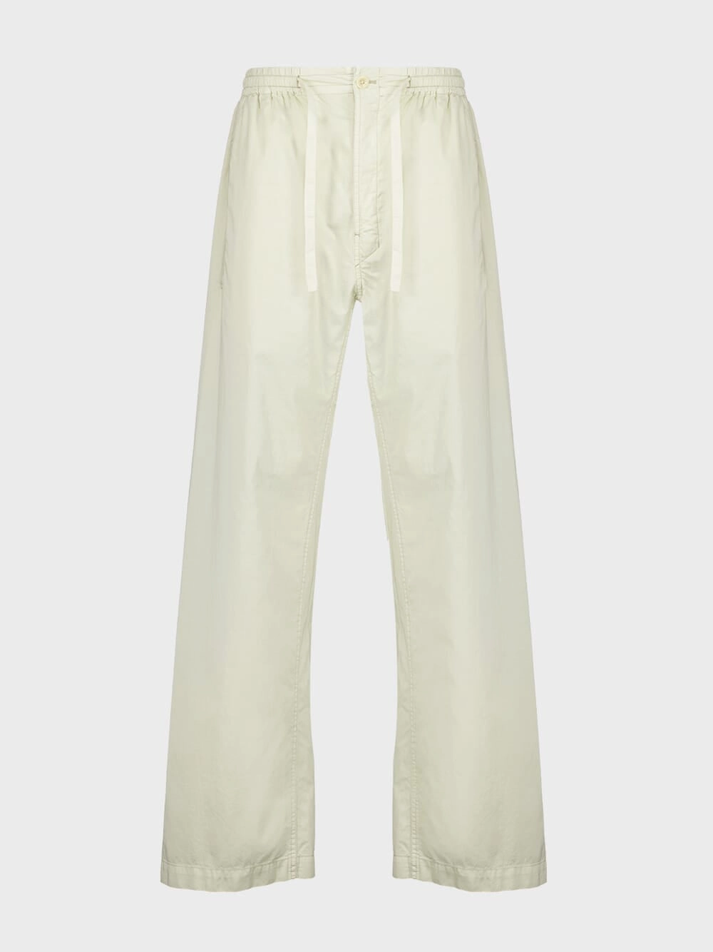 Cream Multi-Topstitch Taekwondo Pants Bottoms Mens - cheap mens shorts online