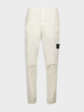 Cream Regular Tapered Fit Cargo Pants Bottoms Mens - cheap mens shorts online
