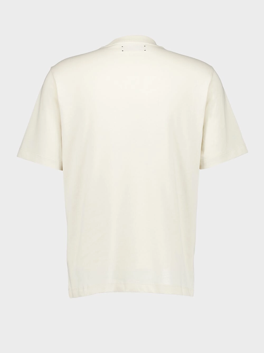 Cream Staggered Logo T-Shirt