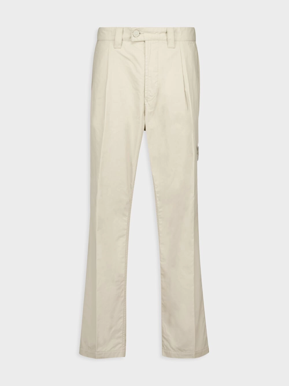 Cream Tapered Cotton Trousers Bottoms Mens - cheap mens shorts online