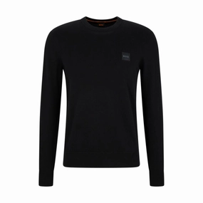 Crew-neck sweater in cotton and cashmere with logo turtleneck sweaters sale