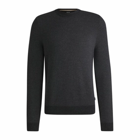 Crew-neck sweater in wool cashmere sweaters sale