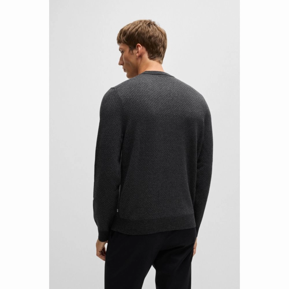 Crew-neck sweater in wool