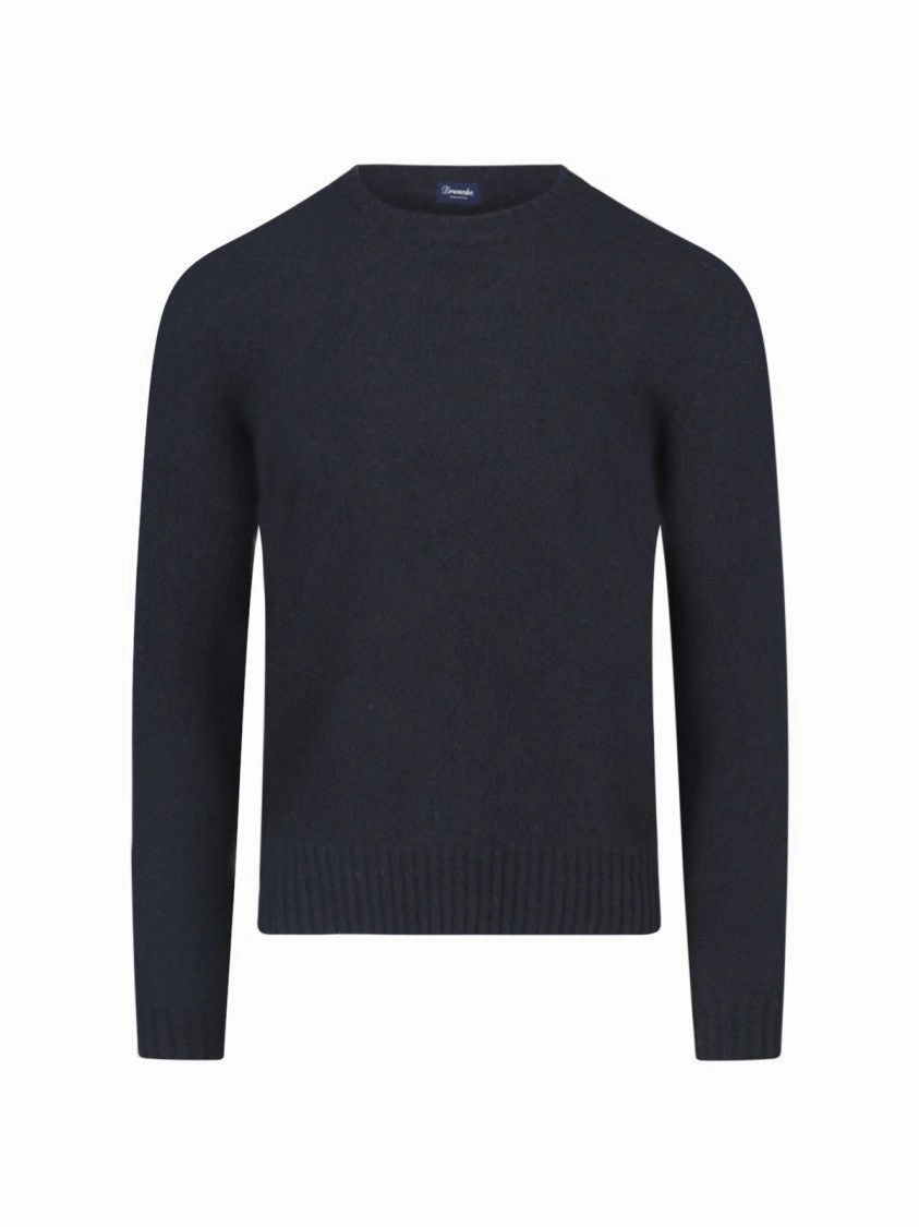 Crewneck Sweater With Ribbed Finish designer sweaters outlet