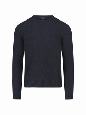 Crewneck Sweater With Ribbed Finish designer sweaters outlet