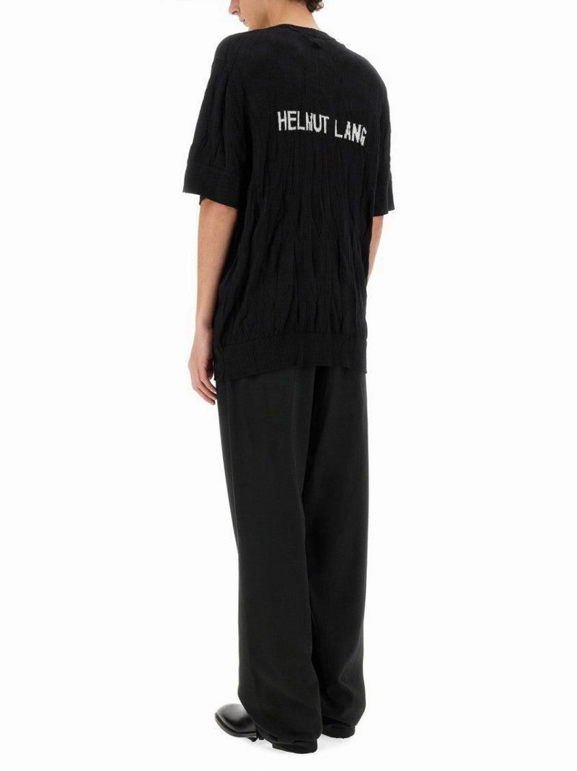 Crinkled Black T-Shirt