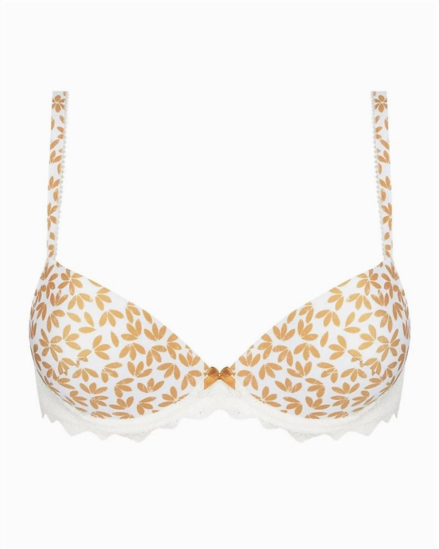 Crochet Boheme Contour Bra In Camel Boheme