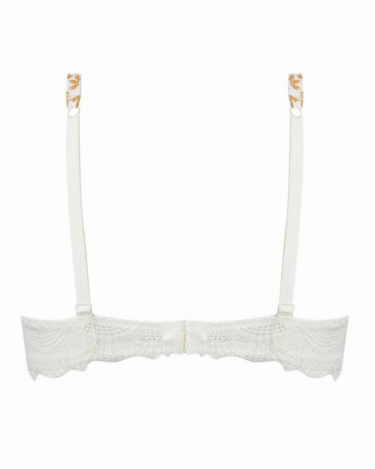 Crochet Tulip Bra In Camel Boheme
