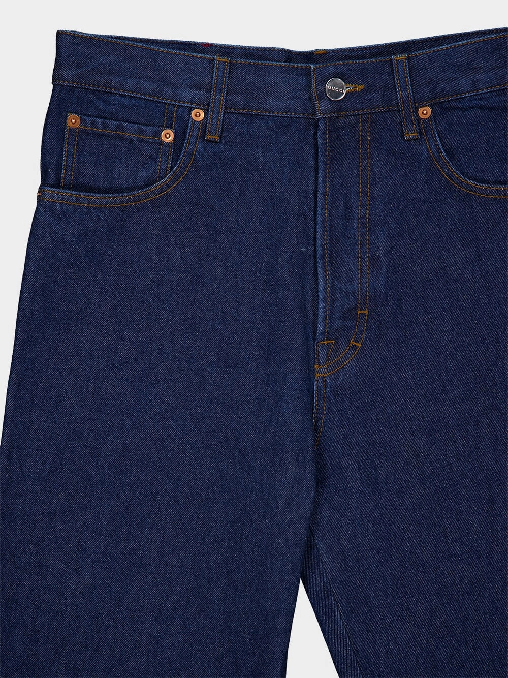 Cropped Denim Pants
