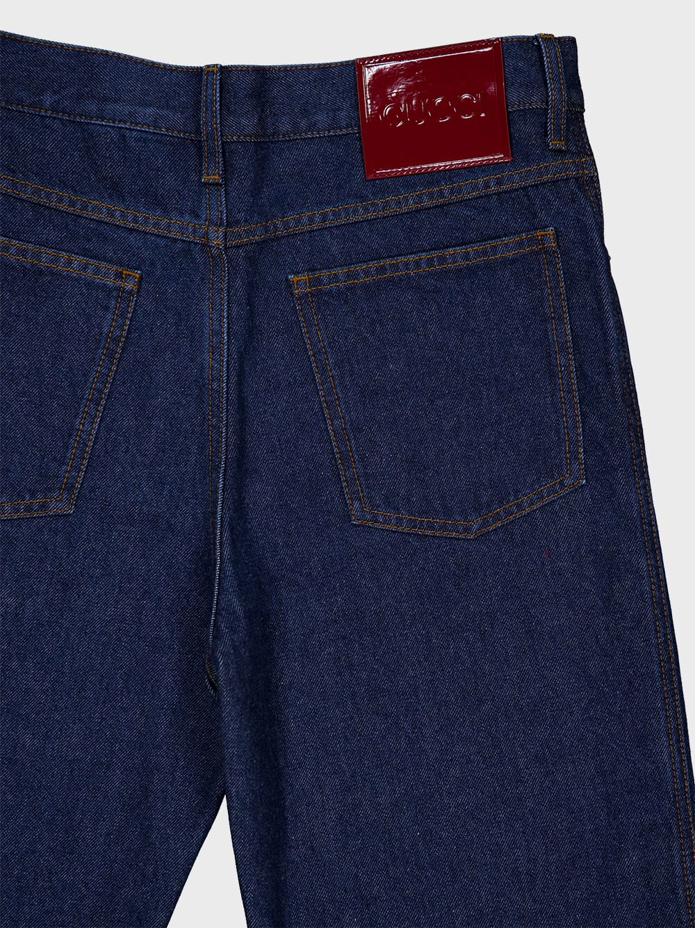 Cropped Denim Pants