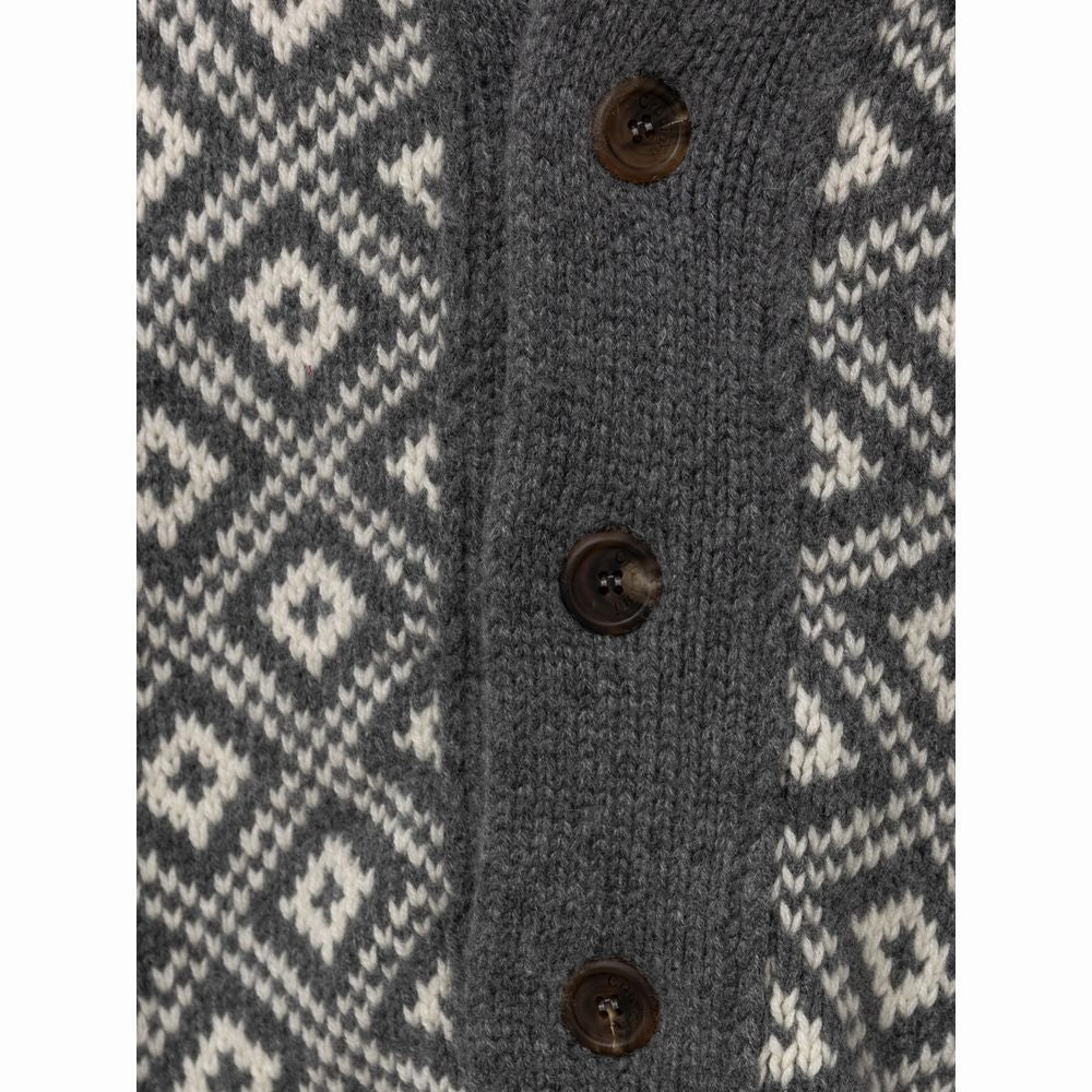Cruciani multi Cashmere Men's Cardigan