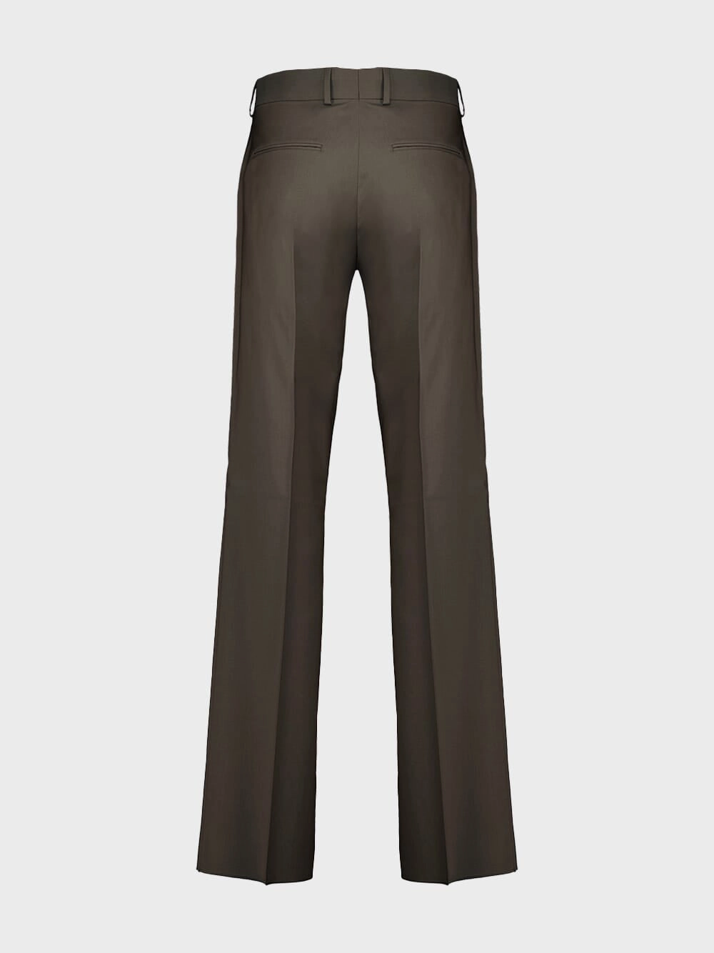 Cypress Green Wool Trousers