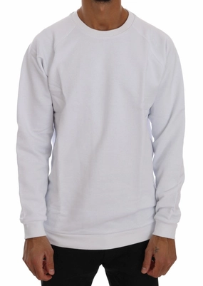 Daniele Alessandrini  Crewneck Cotton Men's Sweater chunky knit discount